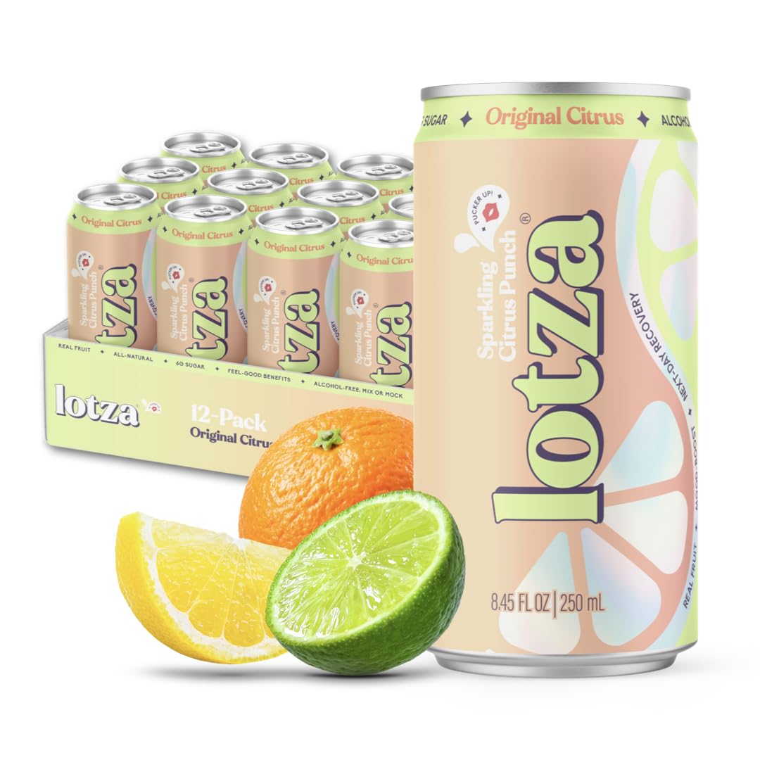 Amazon.com : Lotza Sparkling Non-Alcoholic Adaptogen Drink with